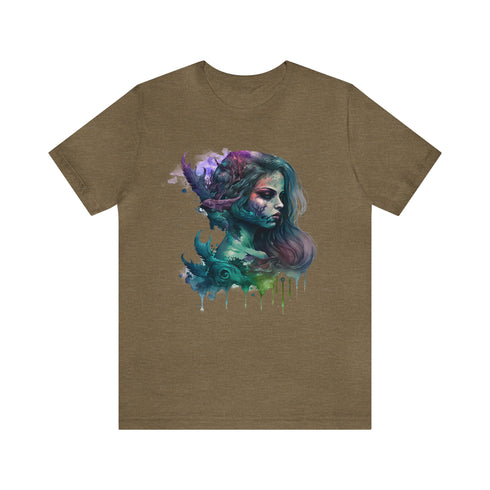 Beauty of the Deep - Short Sleeve Tee Heather Olive